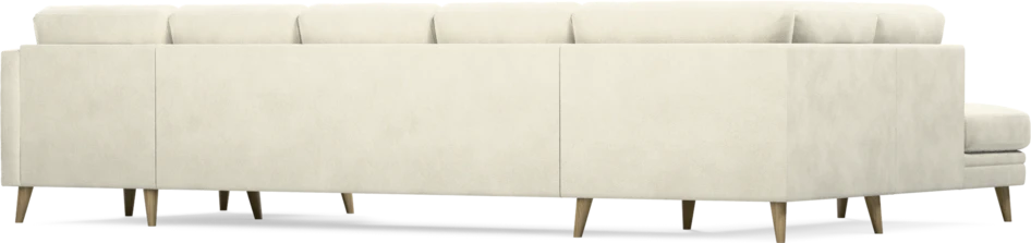 Eden - 3-sits soffa med divan vänster och schäslong höger - Vit