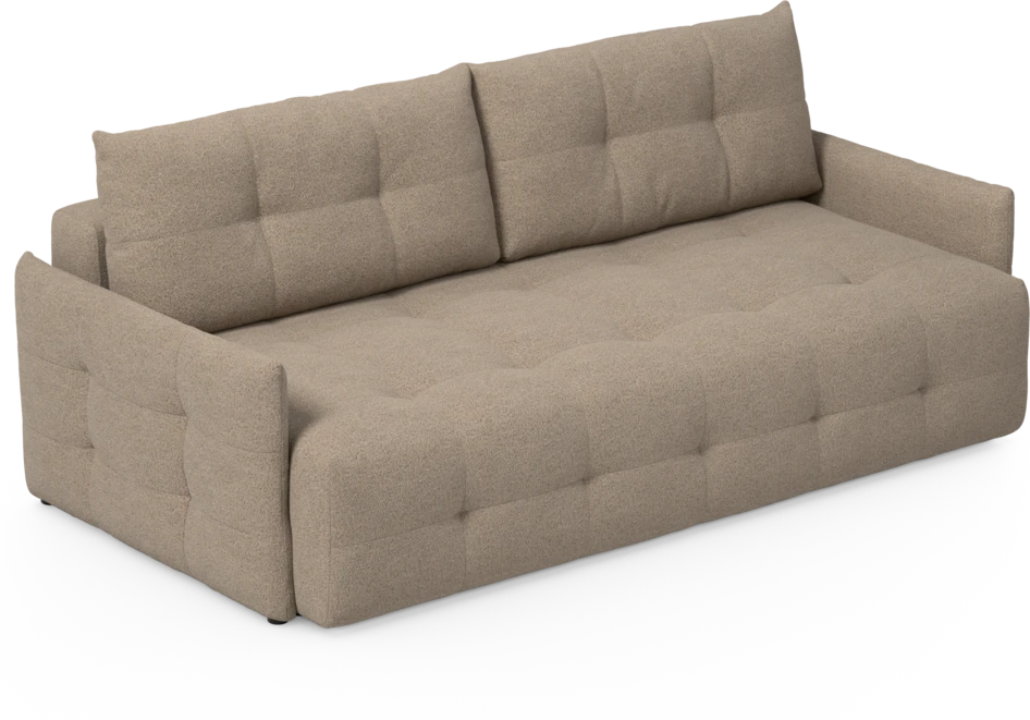 Bella - Bäddsoffa 3-sits - Brun