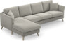 Eden - 3-sits soffa med schäslong - Grå