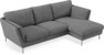 Madison Lux - 2-sits soffa med schäslong höger - Vit