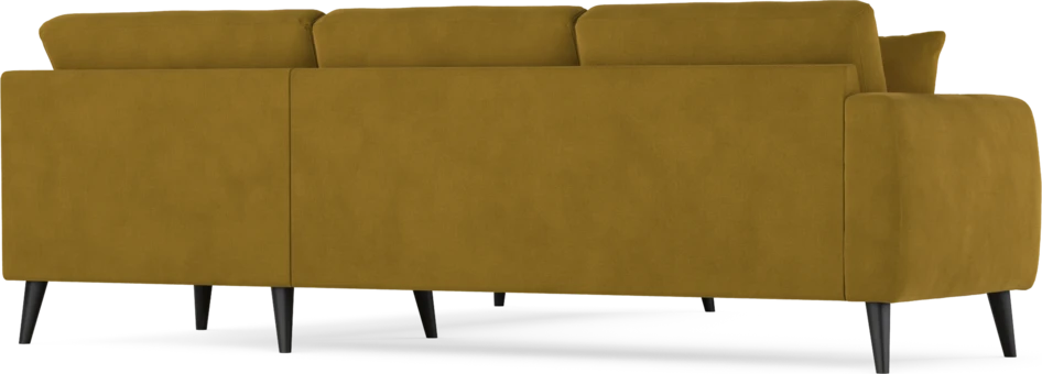 Eden - Hörnsoffa, 2,5+2,5-sits - Gul
