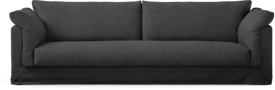 Cherrie Klädsel - Klädsel till 4-sits soffa, hel dyna - Svart