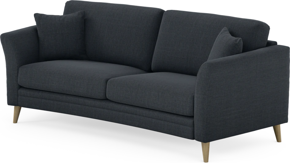 Eden - 2,5-sits soffa svängd - Blå