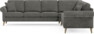 Eden - Hörnsoffa, 3+3-sits - Grå
