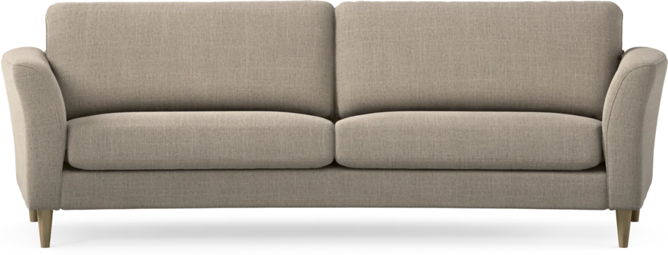 Bridge - 3-sits soffa svängd - Beige