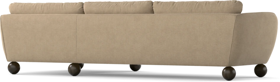 Madison Lux - 3-sits soffa med schäslong höger - Beige