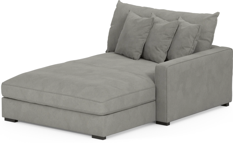 Rossi - Schäslong XL höger - Grå