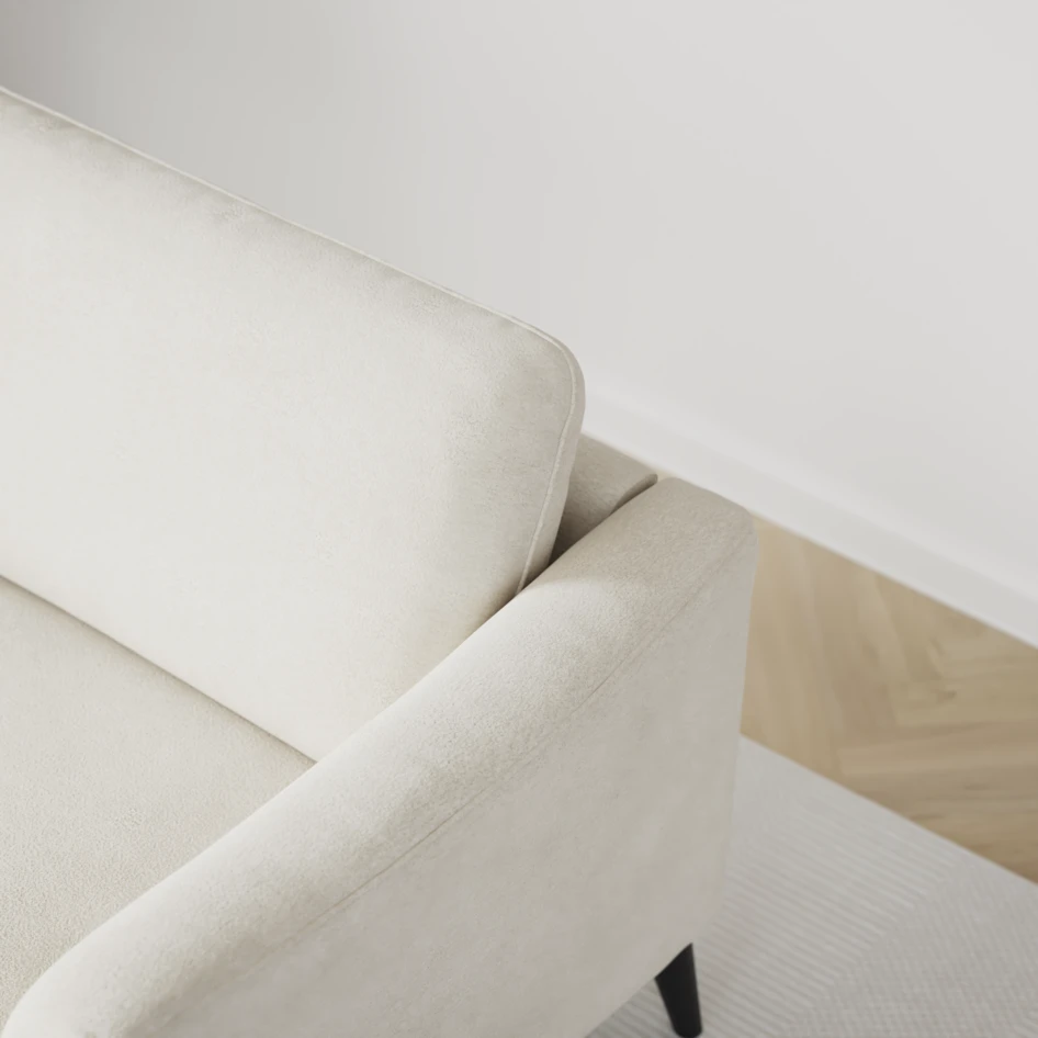 Bridge - 4-sits soffa - Vit
