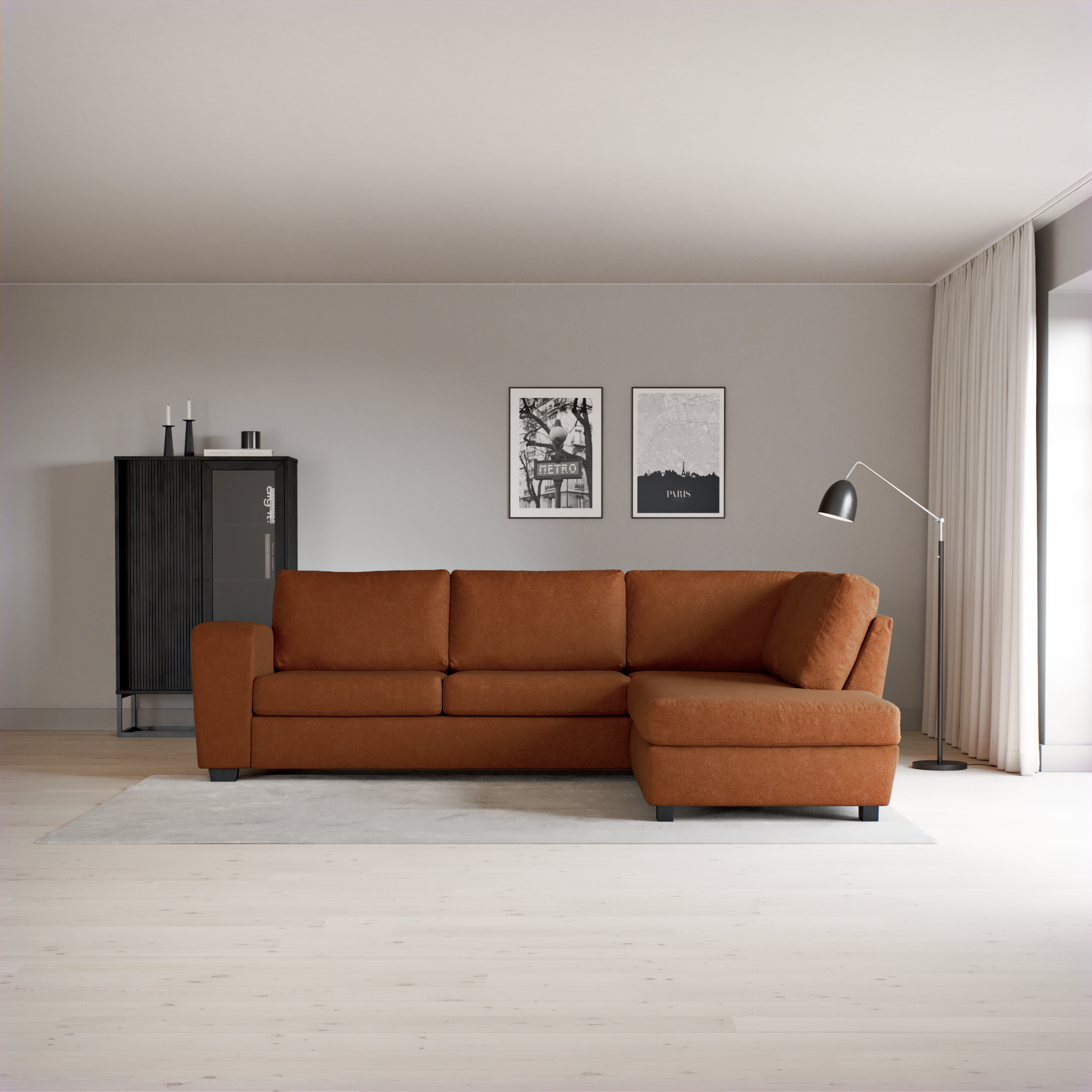 Friday - 2,5-sits soffa med divan höger - inspiration