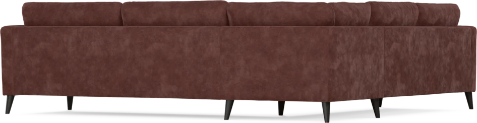 Bridge - Hörnsoffa, 2+3-sits - Röd