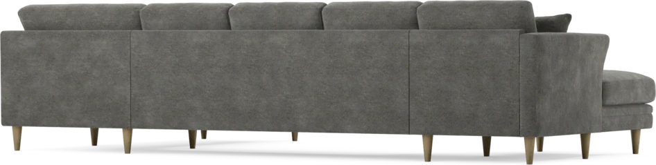 Eden - 3-sits soffa med schäslong vänster och divan höger - Grå
