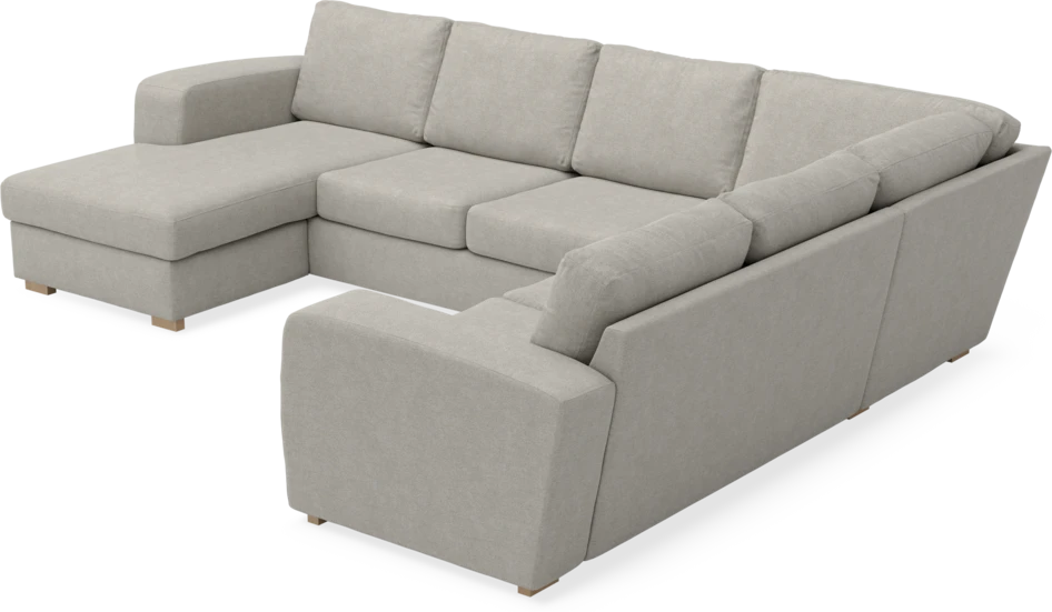 Friday - Hörnsoffa, 3+2-sits med schäslong vänster - Beige
