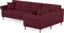 Eden - Hörnsoffa, 3+1-sits - Röd