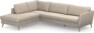 County - 2,5-sits soffa med divan vänster - Beige