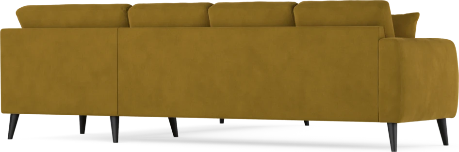 Eden - Hörnsoffa, 3+3-sits - Gul