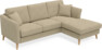 Eden - 2-sits soffa med schäslong - Beige