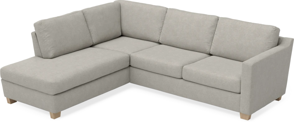 Friday - 2,5-sits soffa med divan vänster - Beige