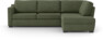 Friday - 2,5-sits soffa med divan höger - Grön