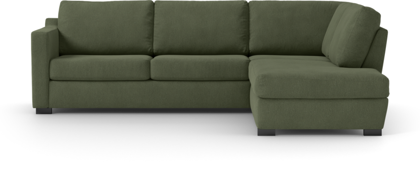 Friday - 2,5-sits soffa med divan höger - Grön