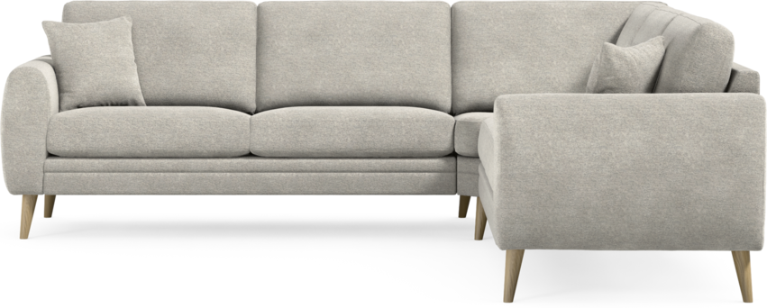 Eden - Hörnsoffa, 2,5+2,5-sits - Grå