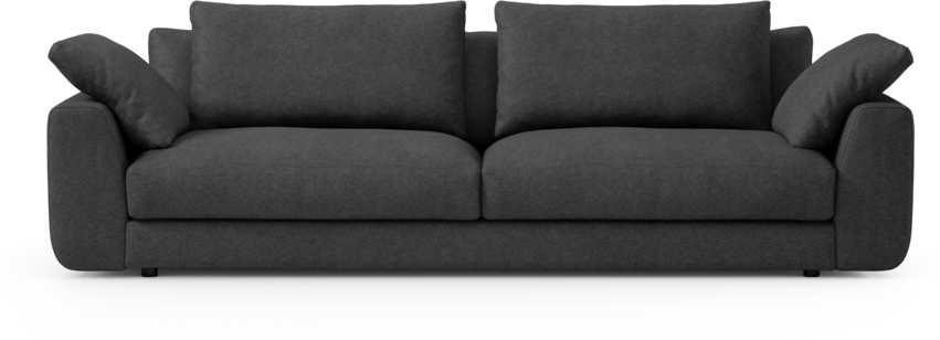 Amie - 4-sits soffa - Svart