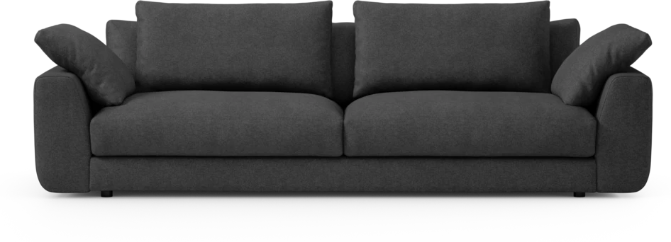 Amie - 4-sits soffa - Svart