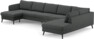 County - 4-sits soffa med schäslong vänster och divan höger - Grå