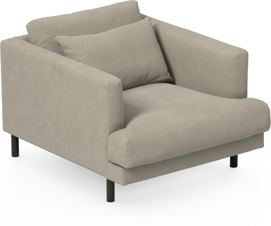 Harper - Fåtölj, 75 cm - Beige