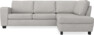 Friday - 2,5-sits soffa med divan höger - Vit