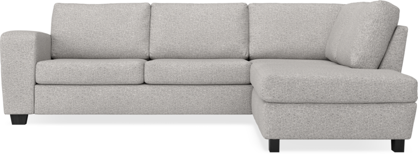 Friday - 2,5-sits soffa med divan höger - Vit