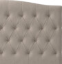 Delux Välvd - Sänggavel, 90-210 cm - Beige