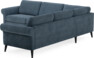 Bridge - Hörnsoffa, 2+2-sits - Blå