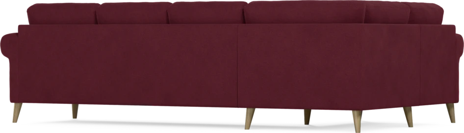 Eden - Hörnsoffa, 1+3-sits - Röd