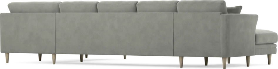 Eden - 3-sits soffa med schäslong vänster och divan höger - Grå