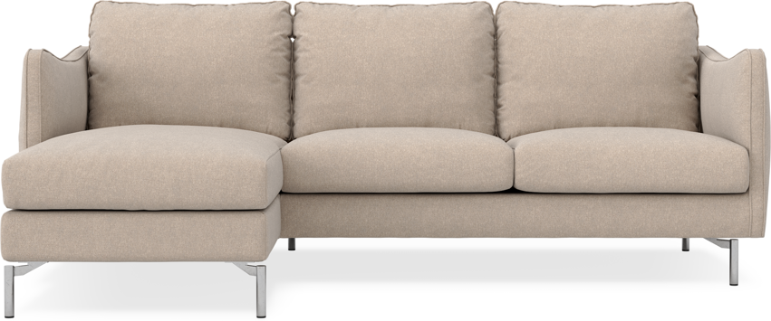 Madison Lux - 2-sits soffa med schäslong vänster - Beige