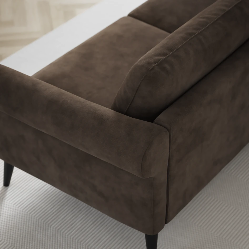 Bridge - 4-sits soffa - Brun