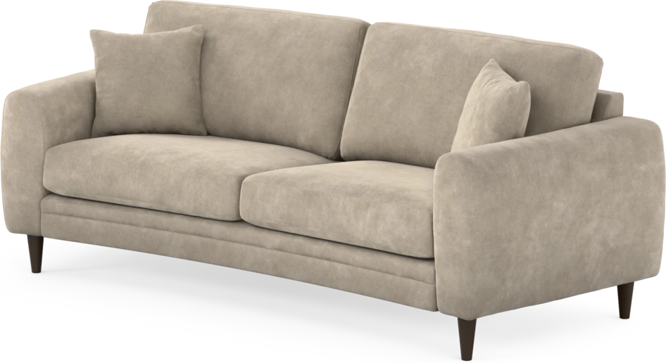 Eden - 2,5-sits soffa svängd - Beige