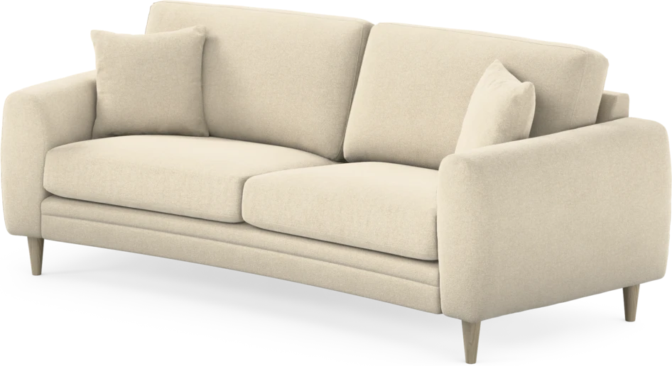 Eden - 2,5-sits soffa svängd - Beige