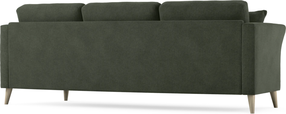 Eden - 3-sits soffa svängd - Grön