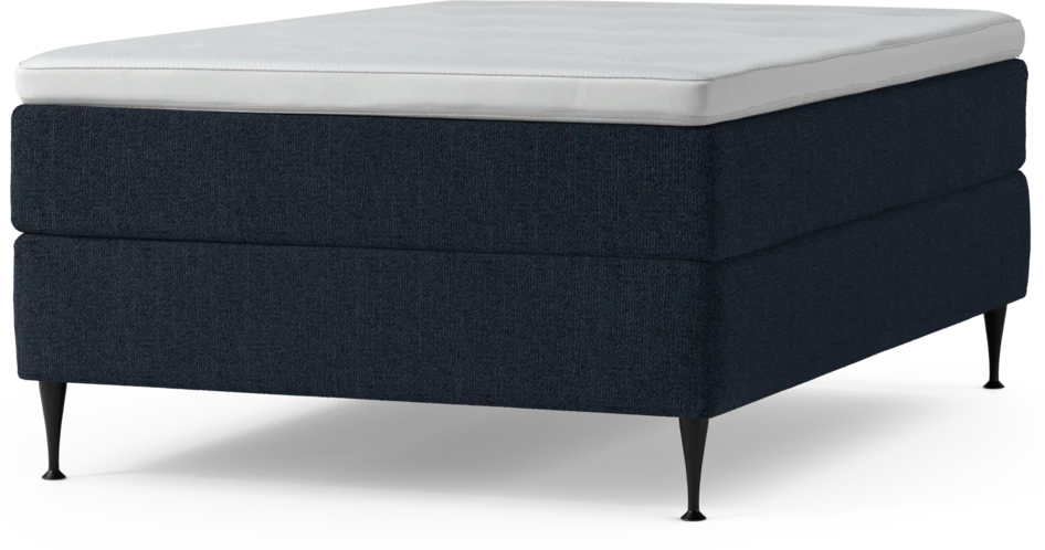 Delux Exclusive - Kontinentalsäng, enkelsäng 140 cm med bäddmadrass och sängben