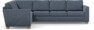 Friday - Hörnsoffa, 2+3-sits - Blå