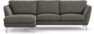 Madison Lux - 2-sits soffa med schäslong vänster - Grå