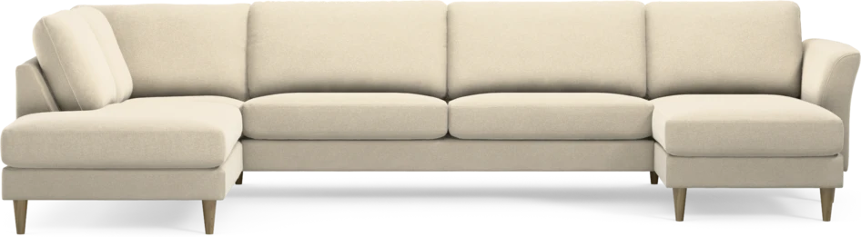 Bridge - 3-sits soffa med divan vänster och schäslong höger - Beige