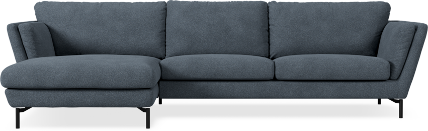 Madison Lux - 3-sits soffa med schäslong vänster - Vit