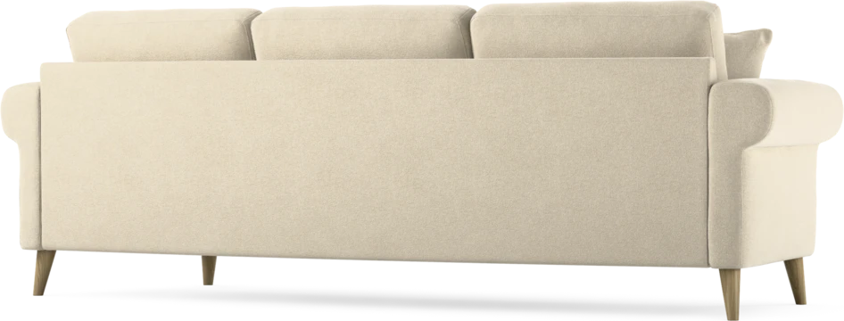 Eden - 3-sits soffa svängd - Beige
