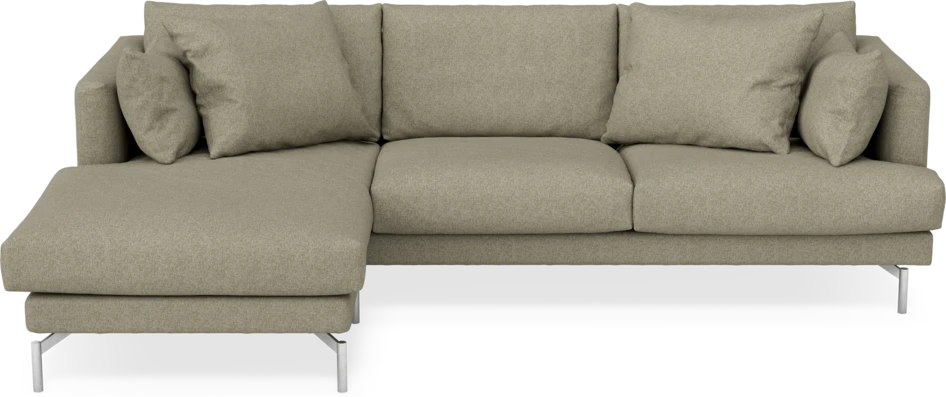 Harper - 4-sits med schäslong vänster - Beige