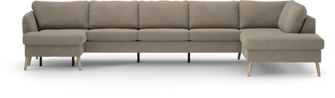 County, 4-sits soffa med schäslong vänster och divan höger