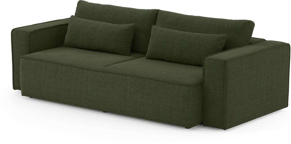 Ide - Bäddsoffa 3-sits - Grön
