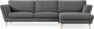 Madison Lux - 3-sits soffa med schäslong höger - Grå