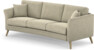 Eden - 3-sits soffa svängd - Beige